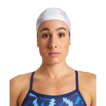 Bonnet Cheveux Longs ARENA SIRENE Cecilia White | Les4Nages