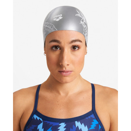 Bonnet Cheveux Longs ARENA SIRENE Cecilia Grey | Les4Nages