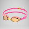 Speedo Fastskin Speedsocket 2 Mirror Neon Melon/Vermillon/Gold Mirror - Lunettes Natation