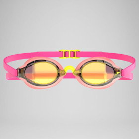 Speedo Fastskin Speedsocket 2 Mirror Neon Melon/Vermillon/Gold Mirror - Lunettes Natation