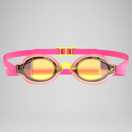 Speedo Fastskin Speedsocket 2 Mirror Neon Melon/Vermillon/Gold Mirror - Lunettes Natation | Les4Nages Speedo Fastskin Speedsocket 2 Mirror Neon Melon/Vermillon/Gold Mirror - Lunettes Natation | Les4Nages