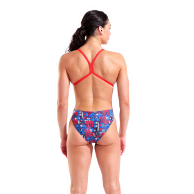 Arena LIGHTECH Paris Postcard SKYLINE - Edition Limitée Paris 2026 - Maillot Natation Femme 1 piece 