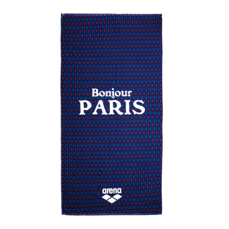 Serviette Arena PARIS TOWEL - Tour Eiffel - Edition Limitée Paris 2026 | Les4Nages