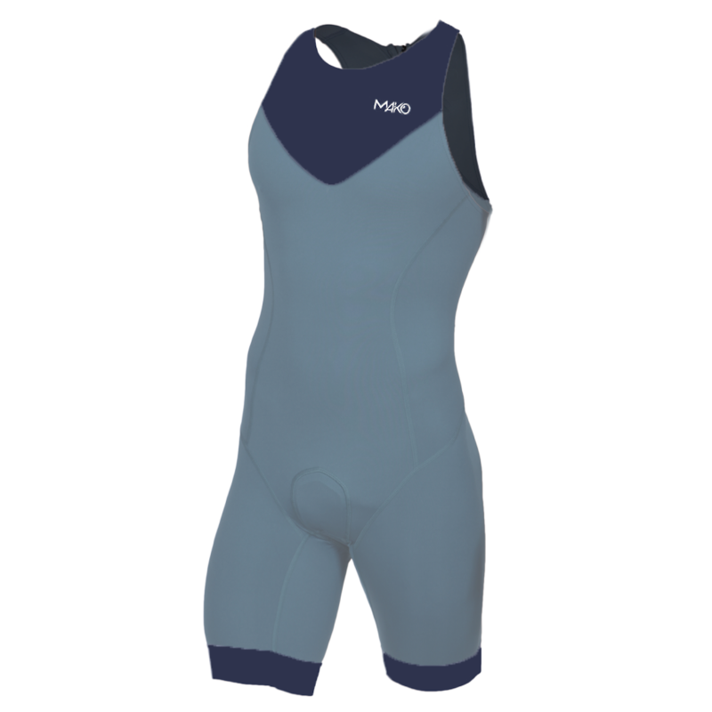 MAKO NAVY/STEEL BLUE TEAM - Trifonction Homme Triathlon | Les4Nages