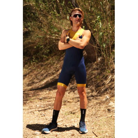 MAKO GOLD /NAVY TEAM - Trifonction Homme Triathlon | Les4Nages