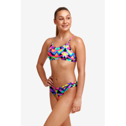 Maillot FUNKITA Fille (8-14ans) Crystal Eyes Racerback 2 pieces - Maillot Natation Fille 2 pieces