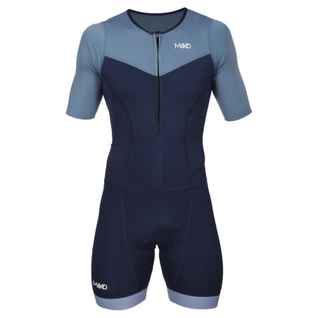 MAKO STEEL BLUE/NAVY TEAM SET-IN - Trifonction Homme Triathlon | Les4Nages