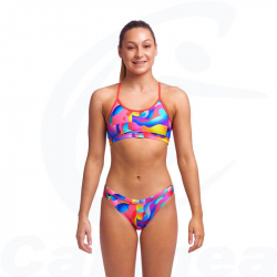 Maillot FUNKITA Fille (8-14ans) Radar Rage Racerback 2 pieces - Maillot Natation Fille 2 pieces