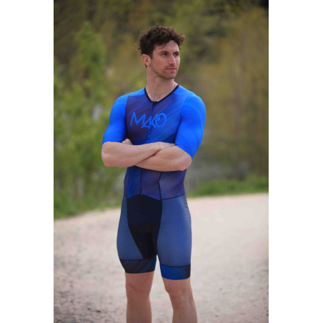 MAKO FADE OUT BLUE PRO SET-IN LD - Trifonction Homme Triathlon | Les4Nages
