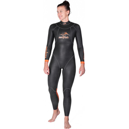 Sailfish Women's Atlantic 2 - Combinaison Femme Triathlon Néoprène | Les4Nages
