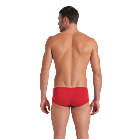 Arena Men's Team SOLID Low Waist Short Red White - Boxer Natation Homme | Les4Nages
