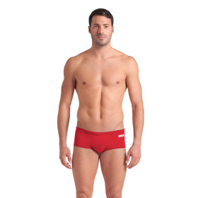 Arena Men's Team SOLID Low Waist Short Red White - Boxer Natation Homme