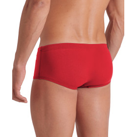 Arena Men's Team SOLID Low Waist Short Red White - Boxer Natation Homme