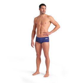 Arena Men's Team SOLID Low Waist Short Navy White - Boxer Natation Homme 