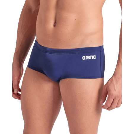 Arena Men's Team SOLID Low Waist Short Navy White - Boxer Natation Homme | Les4Nages