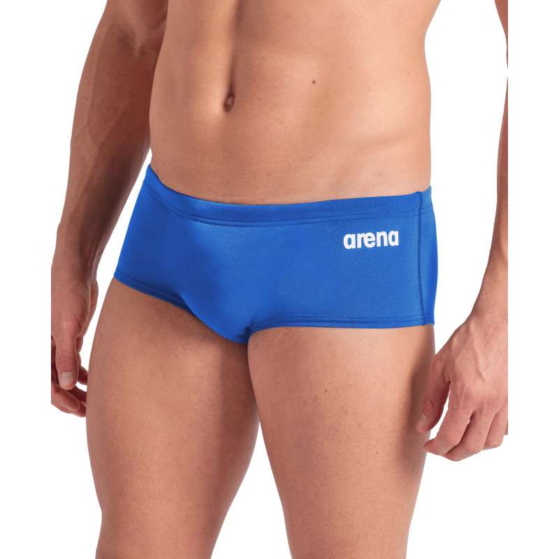Arena Men's Team SOLID Low Waist Short Royal White - Boxer Natation Homme | Les4Nages