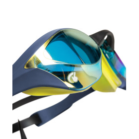 ARENA Cobra Ultra Swipe Mirror - Aqua Shark - Lunettes Natation Bleu Verres Argent