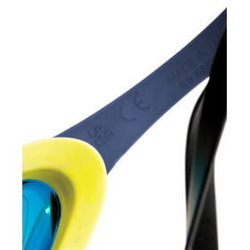 ARENA Cobra Ultra Swipe Mirror - Aqua Shark - Lunettes Natation Bleu Verres Argent