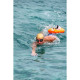 Bouée sécurité nage ZOGGS Tow Float Plus Orange pour Swimrun et nage en eau libre