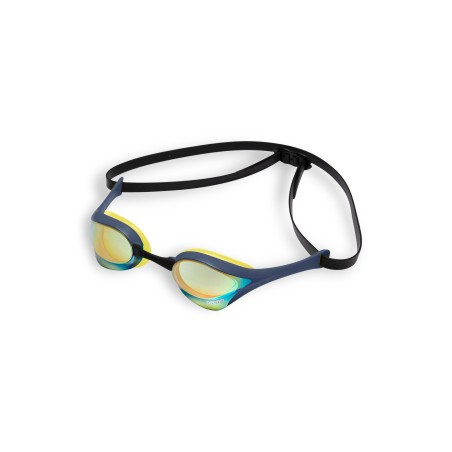 ARENA Cobra Ultra Swipe Mirror - Aqua Shark - Lunettes Natation Bleu Verres Argent | Les4Nages