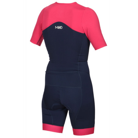 MAKO Team Set-In Hot Pink Navy - Trifonction Femme Triathlon Manches Courtes | Les4Nages MAKO Team Set-In Hot Pink Navy - Trifonction Femme Triathlon Manches Courtes | Les4Nages