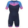 MAKO Team Set-In Labyrinth - Trifonction Femme Triathlon Manches Courtes
