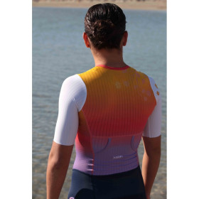 MAKO Pro Set-IN Blossom - Trifonction Femme Triathlon Manches Courtes