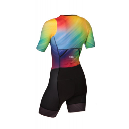MAKO Pro Set-IN Fade Rainbow - Trifonction Femme Triathlon Manches Courtes | Les4Nages MAKO Pro Set-IN Fade Rainbow - Trifonction Femme Triathlon Manches Courtes | Les4Nages