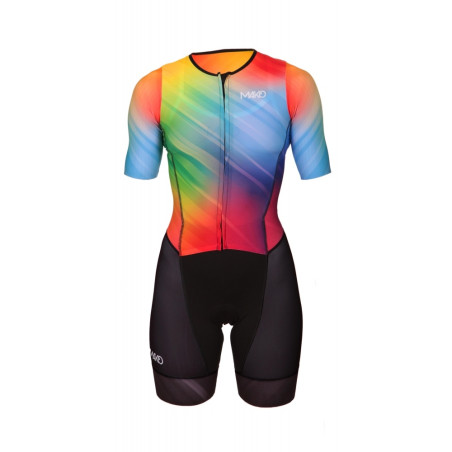 MAKO Pro Set-IN Fade Rainbow - Trifonction Femme Triathlon Manches Courtes | Les4Nages MAKO Pro Set-IN Fade Rainbow - Trifonction Femme Triathlon Manches Courtes | Les4Nages