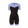MAKO Team Set-In Lilac/Black - Trifonction Femme Triathlon Manches Courtes