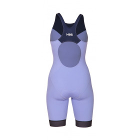 MAKO Team Navy Lilac - Trifonction Femme Triathlon Sans Manche