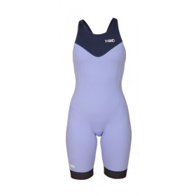 MAKO Team Navy Lilac - Trifonction Femme Triathlon Sans Manche