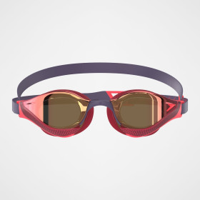 Speedo Fastskin PURE FOCUS Mirror Black Red - Lunettes Natation