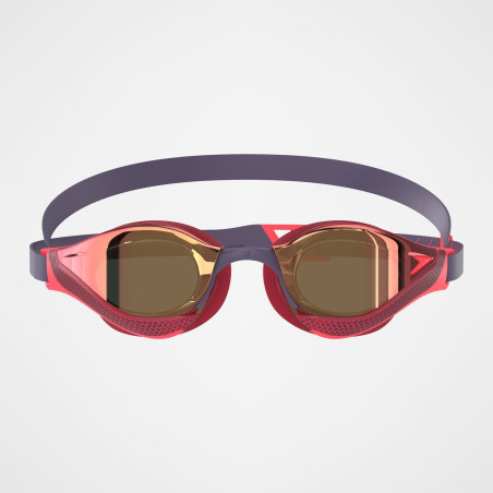 Speedo Fastskin PURE FOCUS Mirror Black Red - Lunettes Natation | Les4Nages