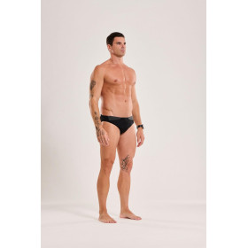 ZEROD Black / Anthracite - Maillot Slip de bain Natation Homme