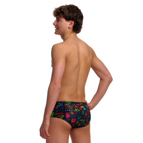 FUNKY TRUNKS (8-12ans) Doodles Sidewinder Trunks - Boxer Natation Garçon