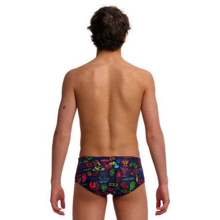 FUNKY TRUNKS (8-12ans) Doodles Sidewinder Trunks - Boxer Natation Garçon | Les4Nages