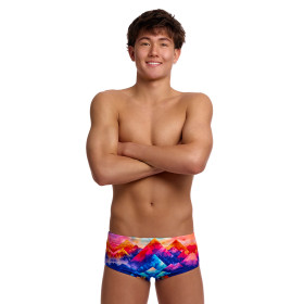 FUNKY TRUNKS (8-12ans) Lost Mountain Sidewinder Trunks - Boxer Natation Garçon