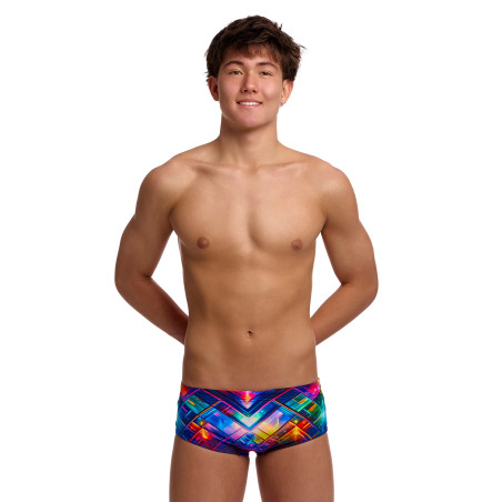 FUNKY TRUNKS (8-12ans) Firefly Sparkle Sidewinder Trunks - Boxer Natation Garçon | Les4Nages
