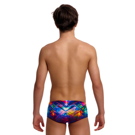 FUNKY TRUNKS (8-12ans) Firefly Sparkle Sidewinder Trunks - Boxer Natation Garçon | Les4Nages