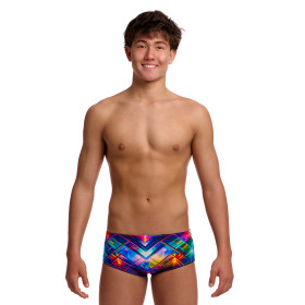 FUNKY TRUNKS (8-12ans) Firefly Sparkle Sidewinder Trunks - Boxer Natation Garçon