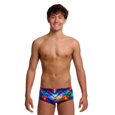 FUNKY TRUNKS (8-12ans) Firefly Sparkle Sidewinder Trunks - Boxer Natation Garçon | Les4Nages