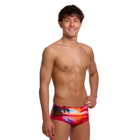 FUNKY TRUNKS (8-12ans) Touch Of Paradise Sidewinder Trunks - Boxer Natation Garçon | Les4Nages