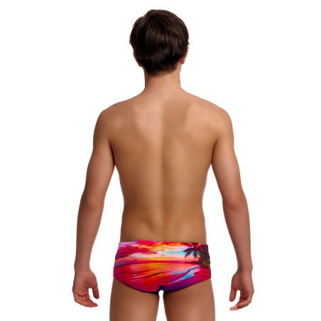 FUNKY TRUNKS (8-12ans) Touch Of Paradise Sidewinder Trunks - Boxer Natation Garçon | Les4Nages
