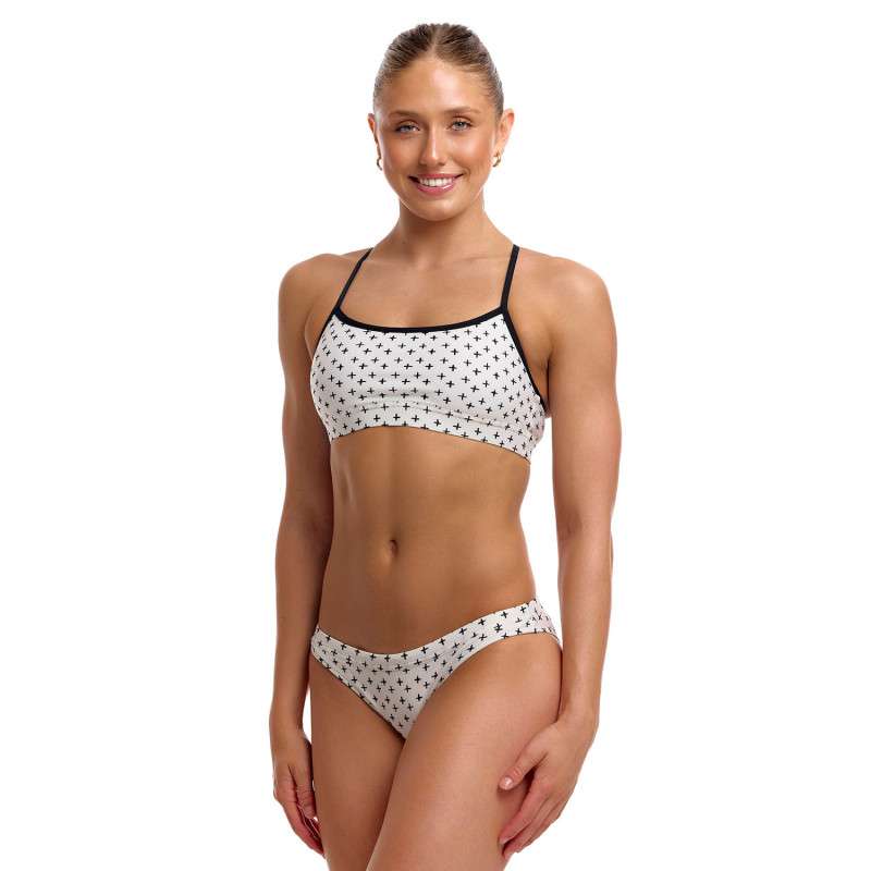 Funkita 2 pieces Plus One Haut Swim Crop / Bas Hipster | Les4Nages