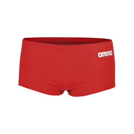 Arena Men's Team SOLID Low Waist Short Red White - Boxer Natation Homme 