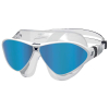 Masque ZOGGS Horizon Flex Mask Titanium - Clear White Mirrored Blue 